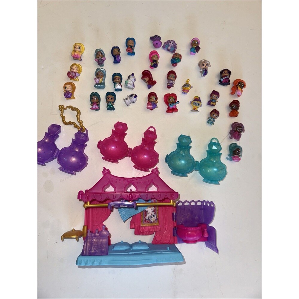 Nickelodeon Shimmer Shine Teenie Genies Pets Mini Figures Lot 2016 Mattel